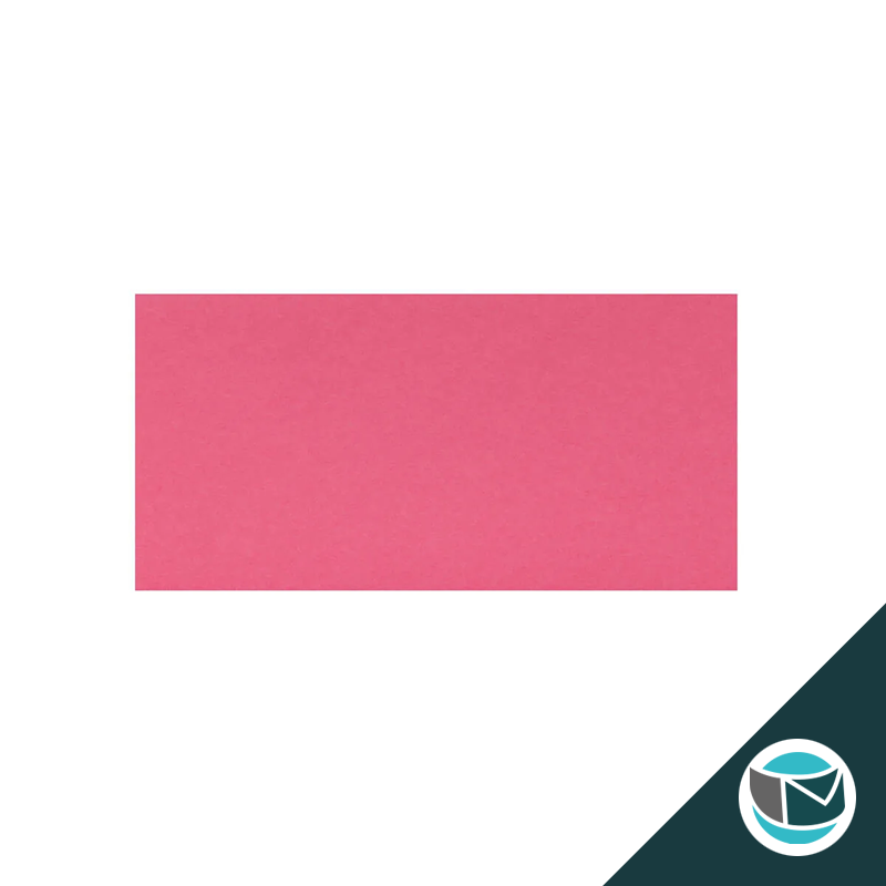 Gekleurde Premium Envelop - 110x220 mm (DL) - Helder Roze