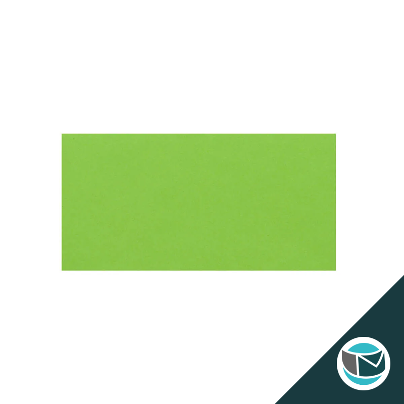 Gekleurde Premium Envelop - 110x220 mm (DL) - Mid Groen