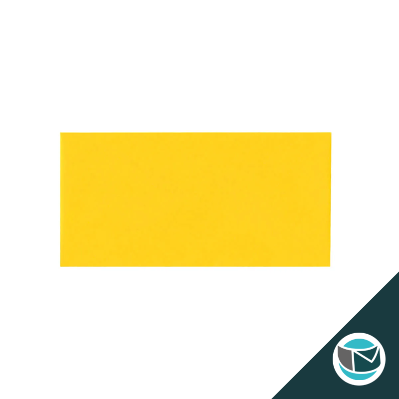 Gekleurde Premium Envelop - 110x220 mm (DL) - Mid Geel