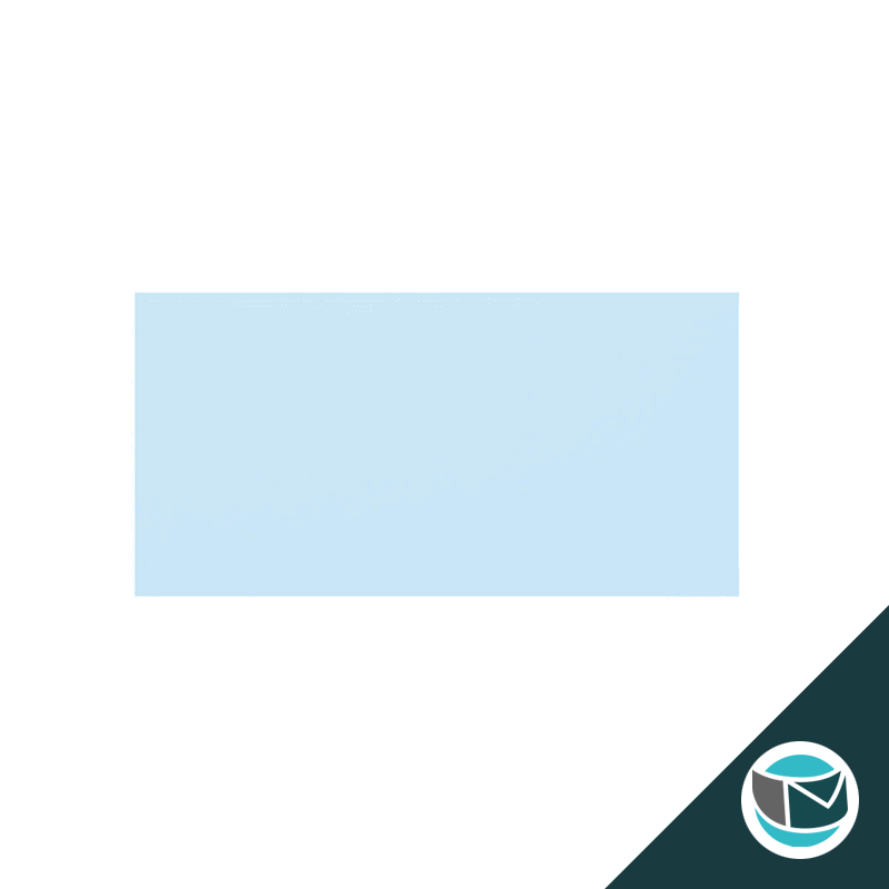 Gekleurde Premium Envelop - 110x220 mm (DL) - Lichtblauw
