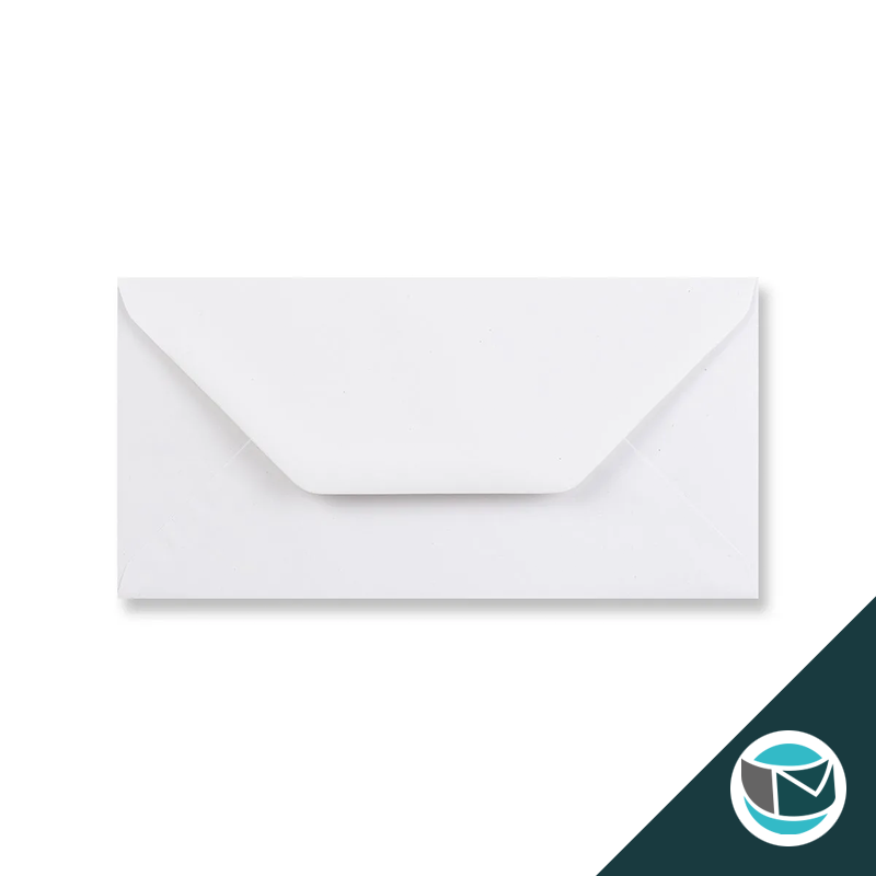 Gekleurde Envelop - 110x220 mm ea5/6 - Wit Recycled 100 grams