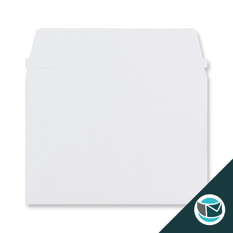 Kartonnen Duplex Enveloppen - 114x162 mm (C6) Dienst - Wit
