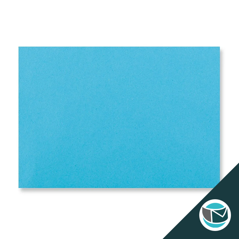 Wenskaart Envelop met Puntklep Strip - 114x162 mm (C6) - Blauw