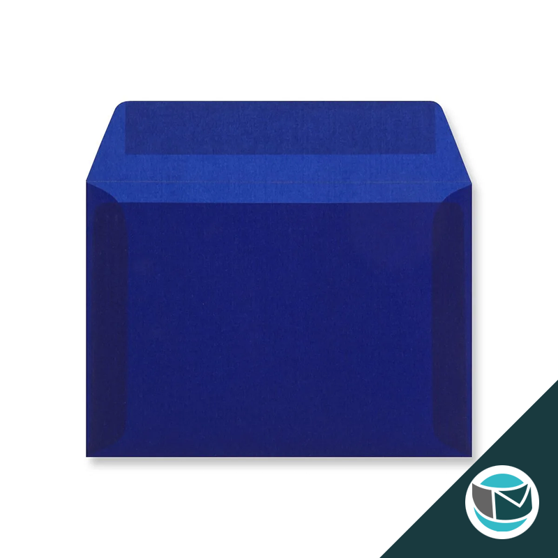 Transparante Envelop - 114x162 mm (C6) - Donkerblauw