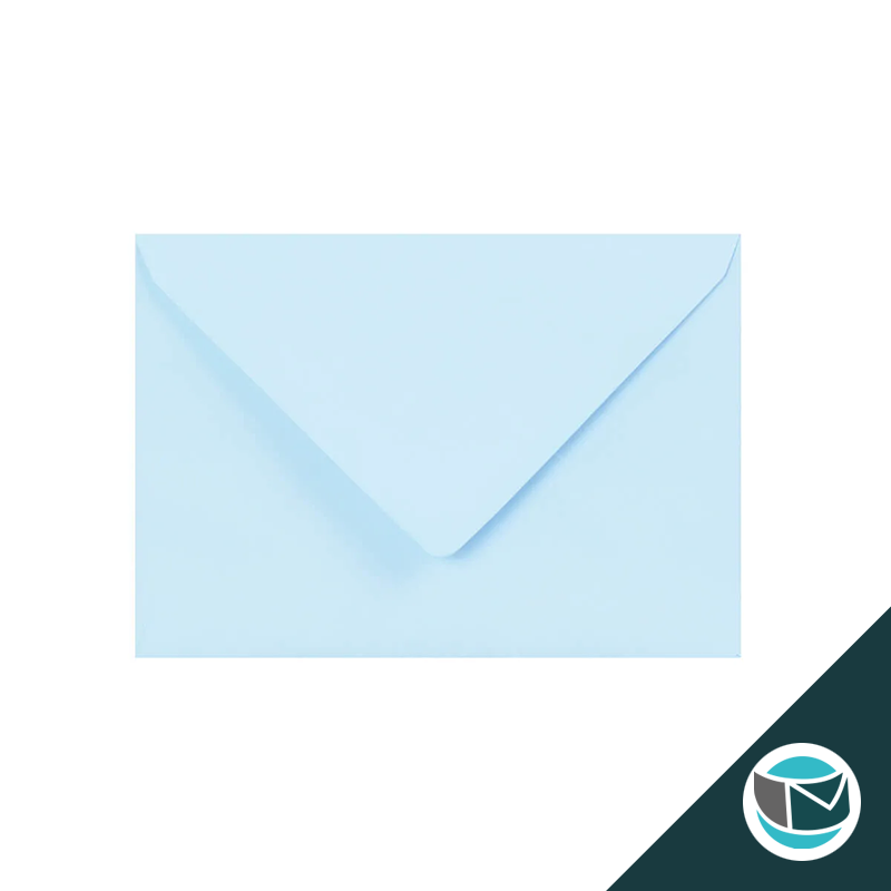 Gekleurde Premium Envelop - 114x162 mm (C6) - Lichtblauw