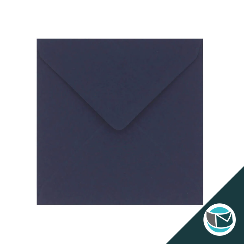 Gekleurde Premium Envelop - 155x155 mm - Donkerblauw