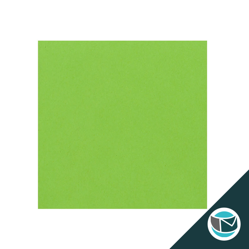 Gekleurde Premium Envelop - 155x155 mm - Mid Groen