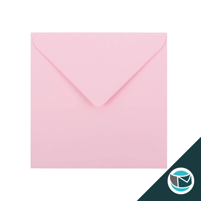 Gekleurde Premium Envelop - 155x155 mm - Lichtroze