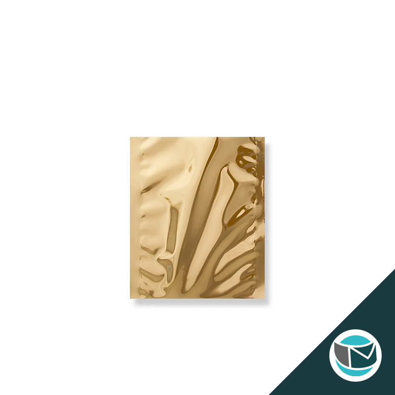Metallic Folie Envelop (Glans) - 162x114 mm (C6) - Goud