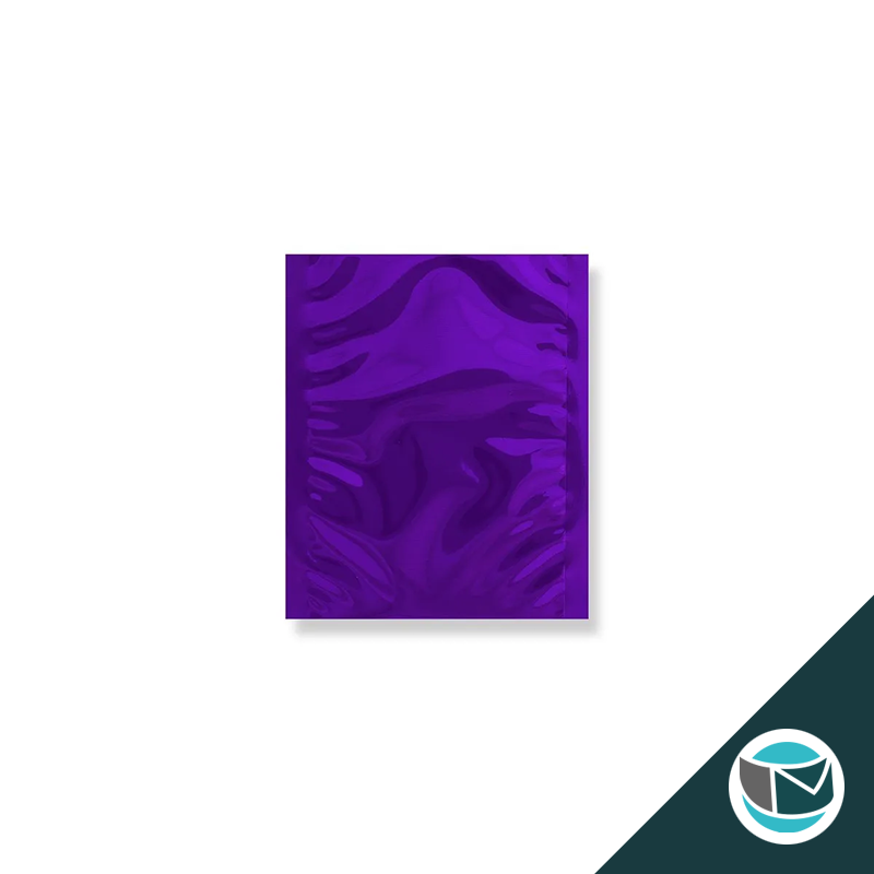 Metallic Folie Envelop (Glans) - 162x114 mm (C6) - Paars