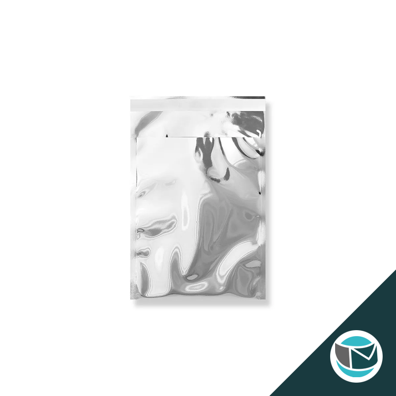 Metallic Folie Envelop (Glans) - 162x114 mm (C6) - Zilver