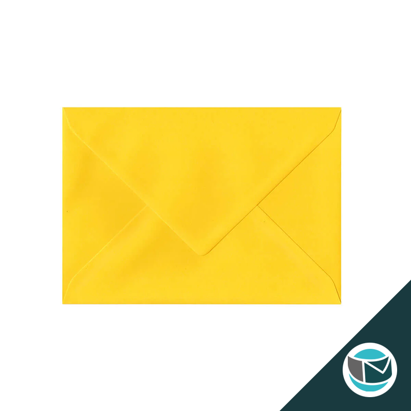 Gekleurde Premium Envelop - 162x229 mm (C5) - Geel