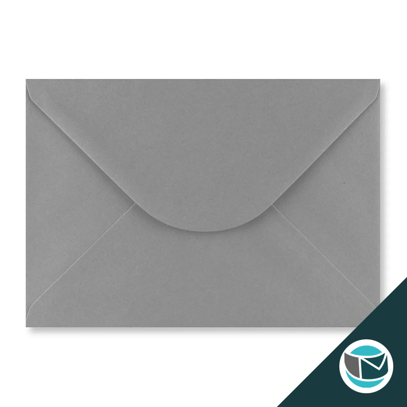Gekleurde Envelop - 162x229 mm (C5) - Donkergrijs 120 grams