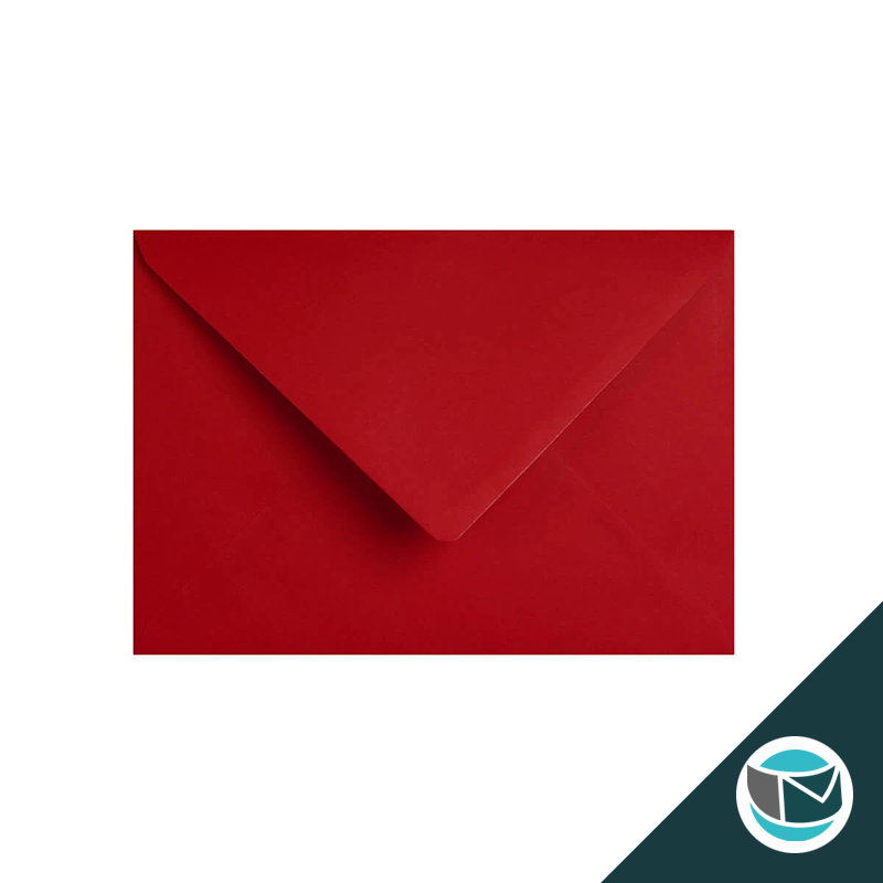 Gekleurde Premium Envelop - 162x229 mm (C5) - Donkerrood