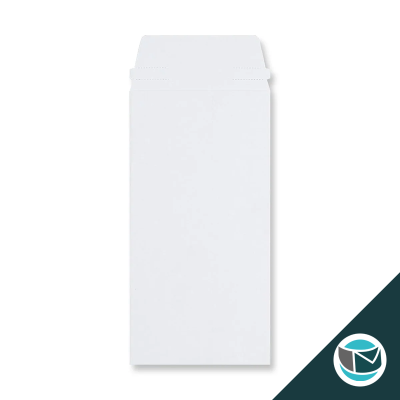Kartonnen Duplex Enveloppen - 220x110 mm ea5/6 - Wit