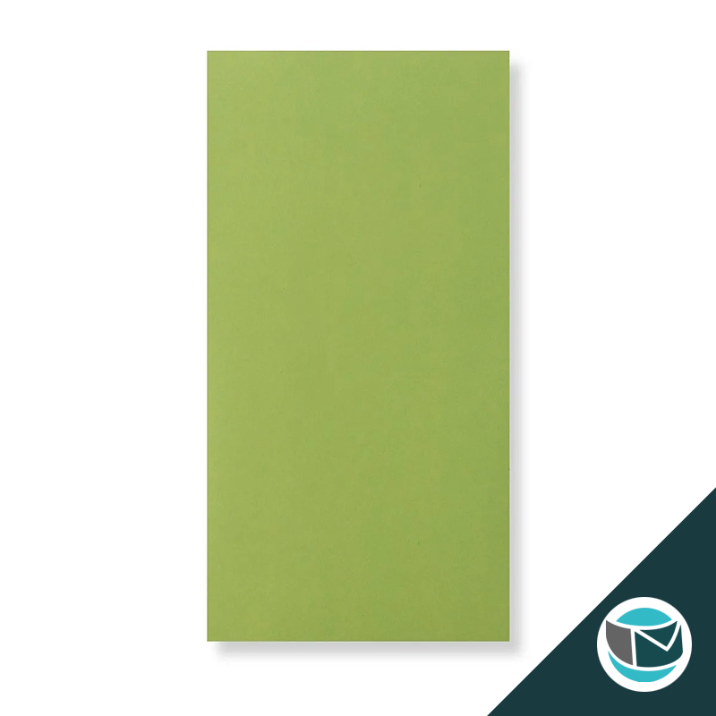 Luxe Wenskaart Envelop - 220x110 mm - Groen Strip