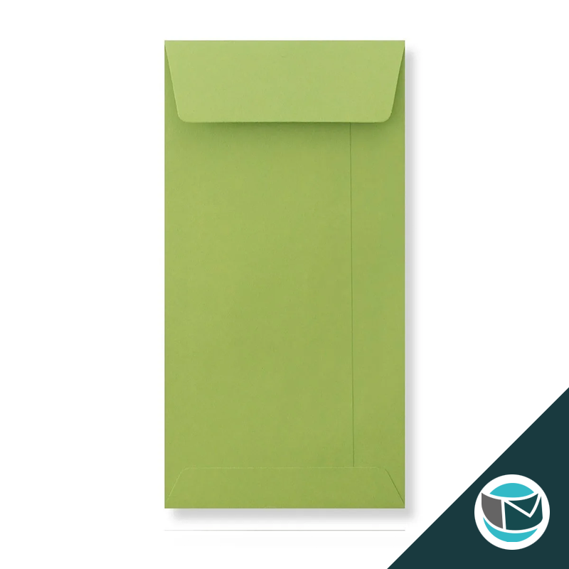 Luxe Wenskaart Envelop - 220x110 mm - Groen Strip