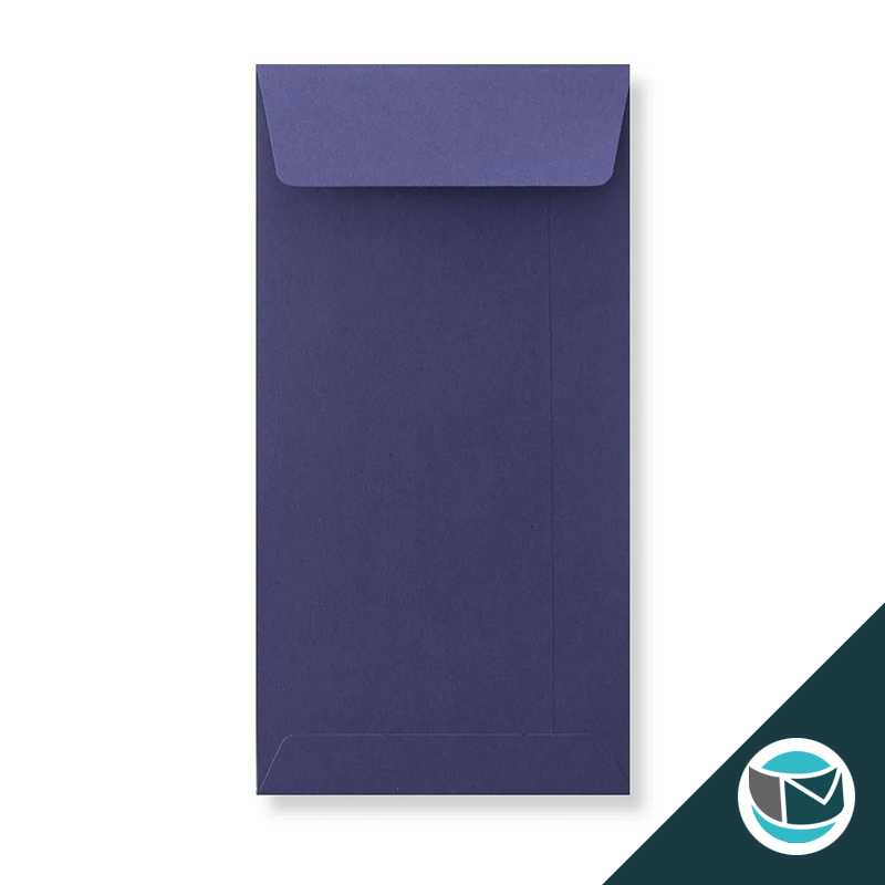 Luxe Wenskaart Envelop - 220x110 mm - Donkerblauw Strip