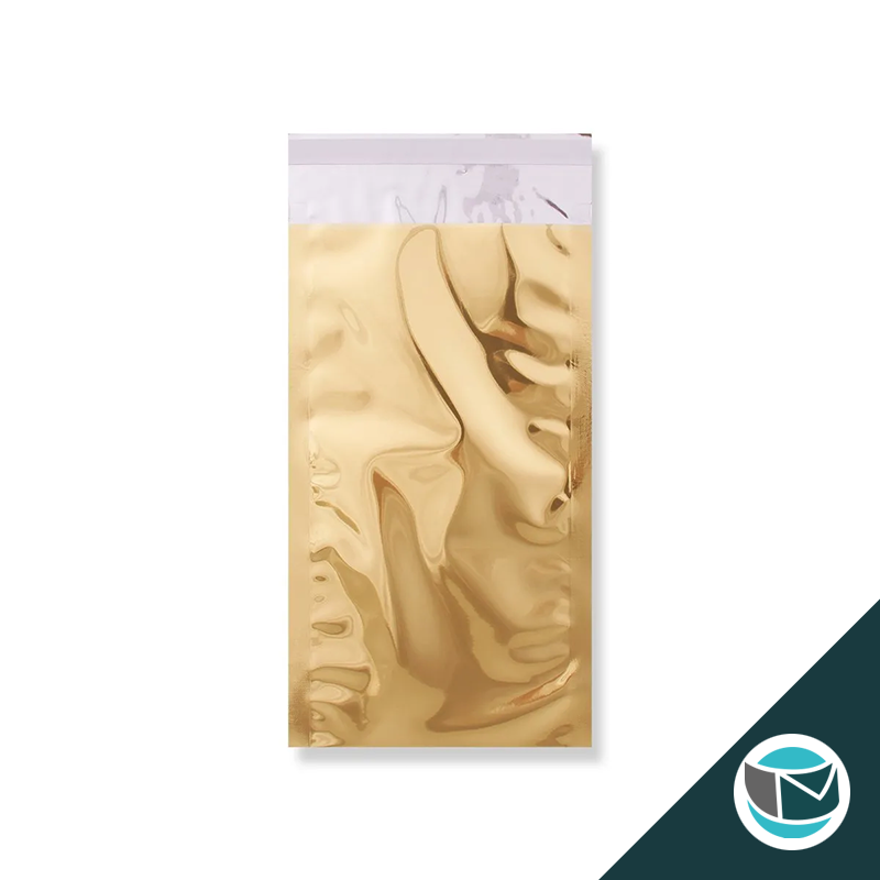 Metallic Folie Envelop (Glans) - 229x114 mm (DL+) - Goud