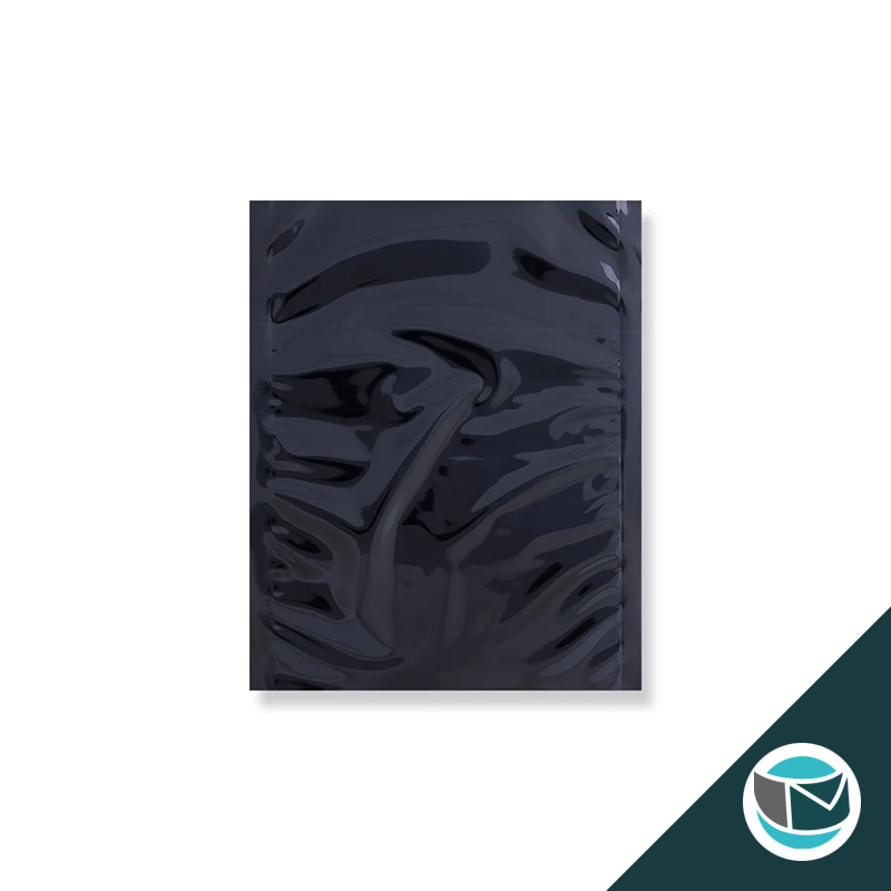 Metallic Folie Envelop (Glans) - 229x162 mm (C5) - Zwart