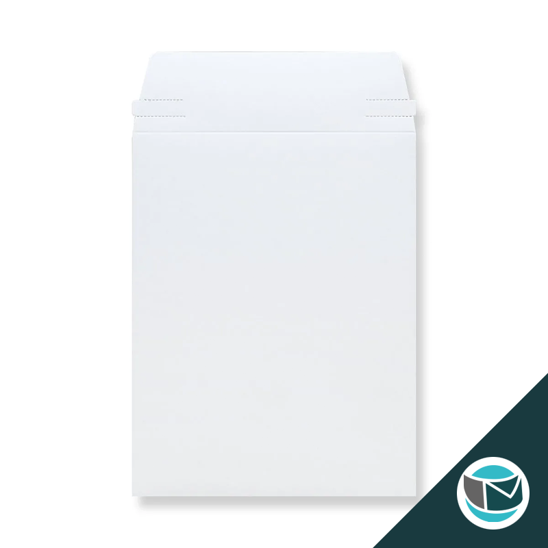 Kartonnen Duplex Enveloppen - 239x164 mm - Wit