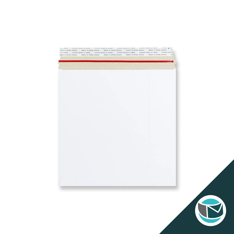 Kartonnen Duplex Enveloppen - 260x260 mm - Wit