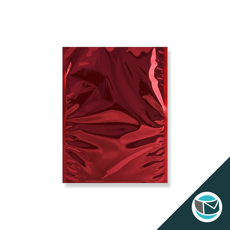 Metallic Folie Envelop (Glans) - 324x229 mm (C4) - Rood