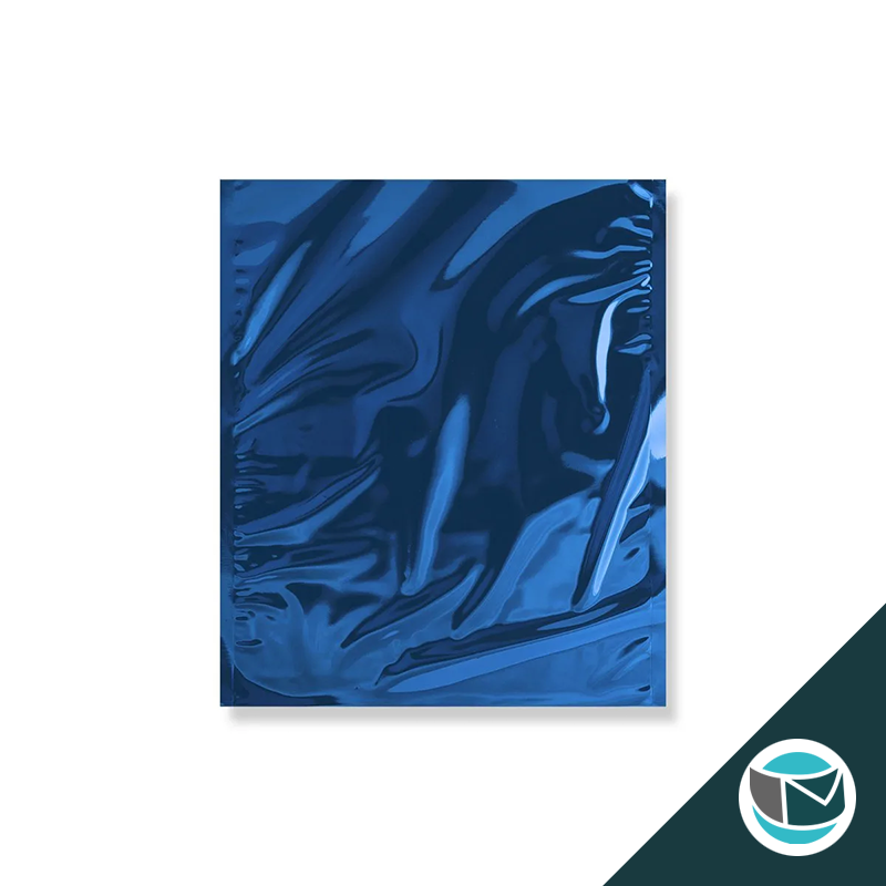 Metallic Folie Envelop (Glans) - 324x254 mm - Blauw