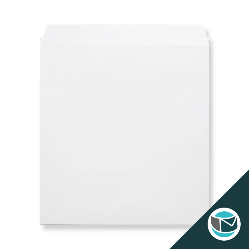 Kartonnen Duplex Enveloppen - 330x273 mm - Wit