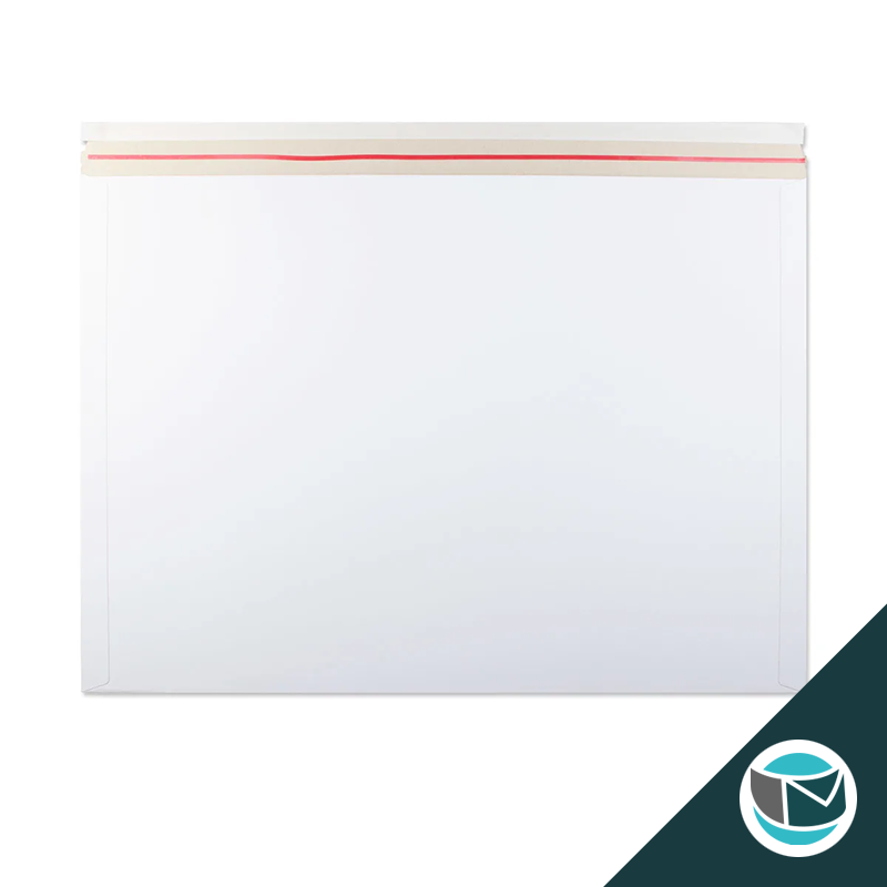 Kartonnen Duplex Enveloppen - 444x625 mm - Wit