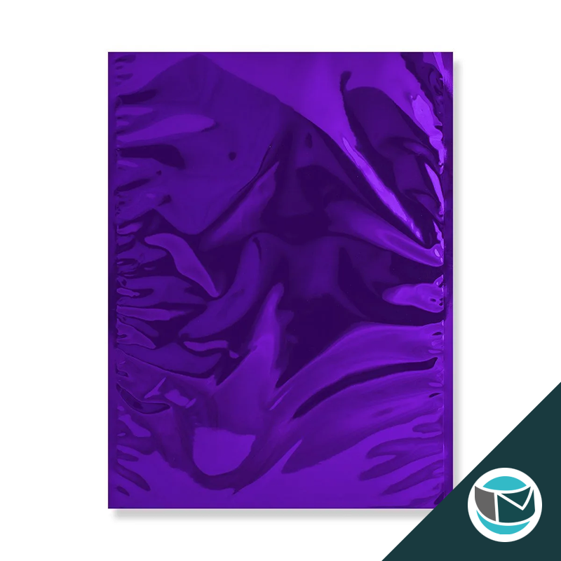 Metallic Folie Envelop (Glans) - 450x320 mm (C3) - Paars