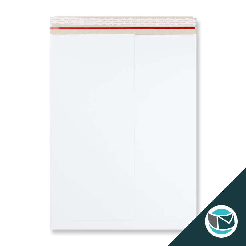 Kartonnen Duplex Enveloppen - 508x381 mm - Wit