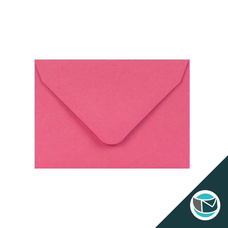 Gekleurde Premium Envelop - 65x94mm - Helder Roze