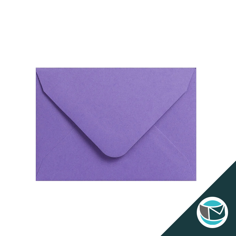 Gekleurde Premium Envelop - 65x94mm - Paars