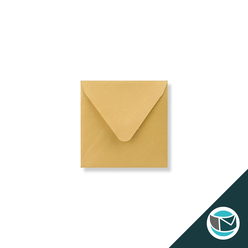 Parelmoer Envelop - 80x80 mm - Goud 120 grams