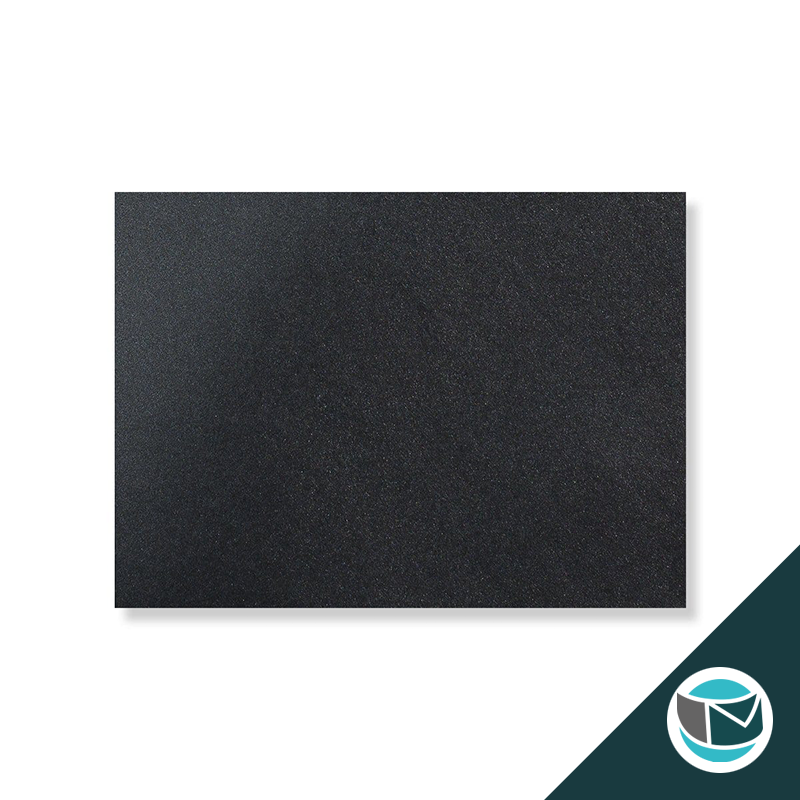 Parelmoer Envelop - 82x113 mm (C7) - Donkergrijs Gegomd 120 grams