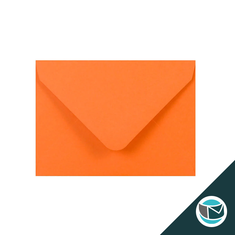 Gekleurde Premium Envelop - 82x113 mm (C7) - Oranje