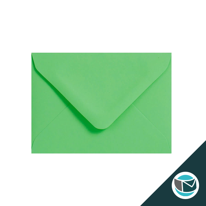 Gekleurde Premium Envelop - 82x113 mm (C7) - lichtgroen Gekleurd