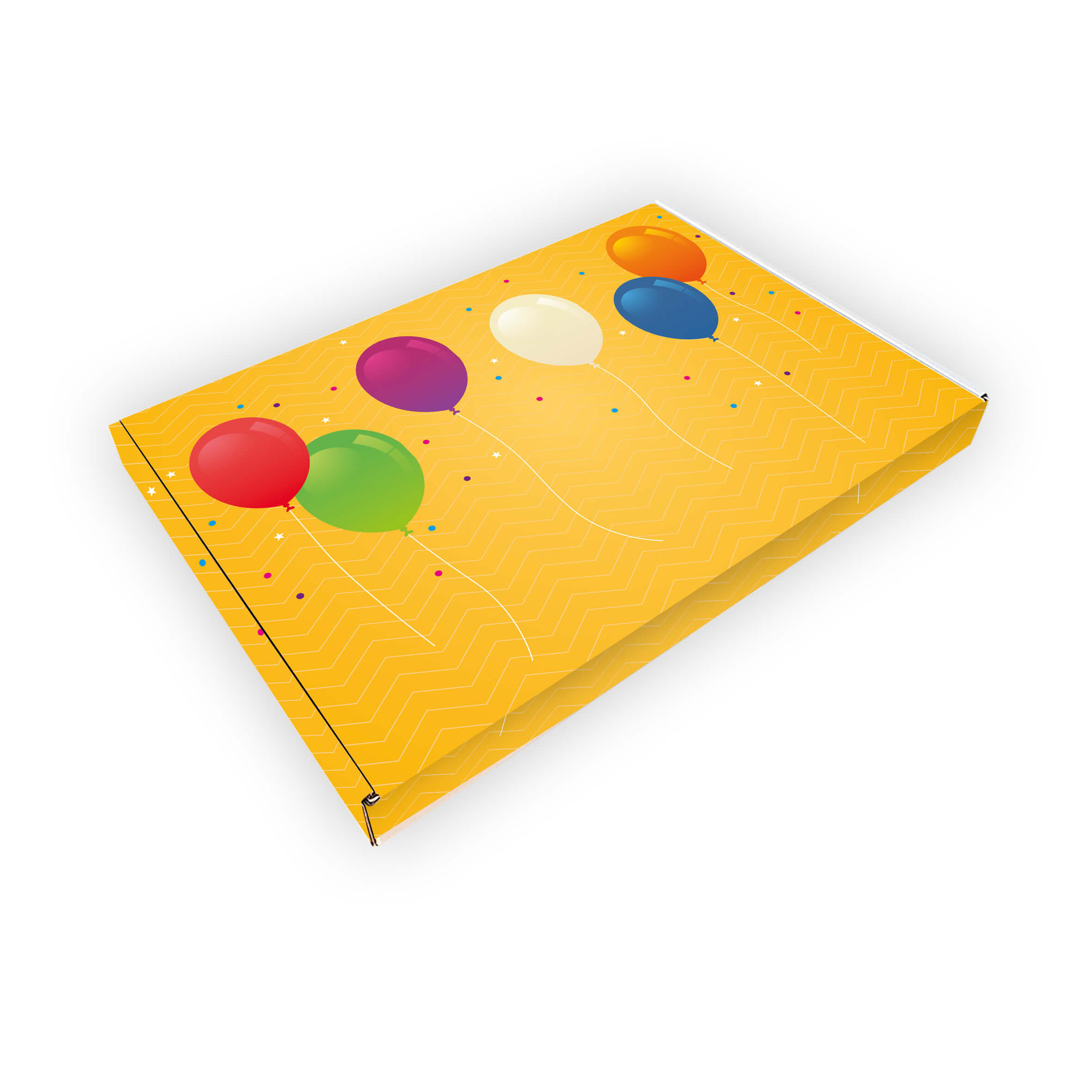 Brievenbusdoos met Bovenklep – A6 – 160 x 115 x 28 mm – Ballon