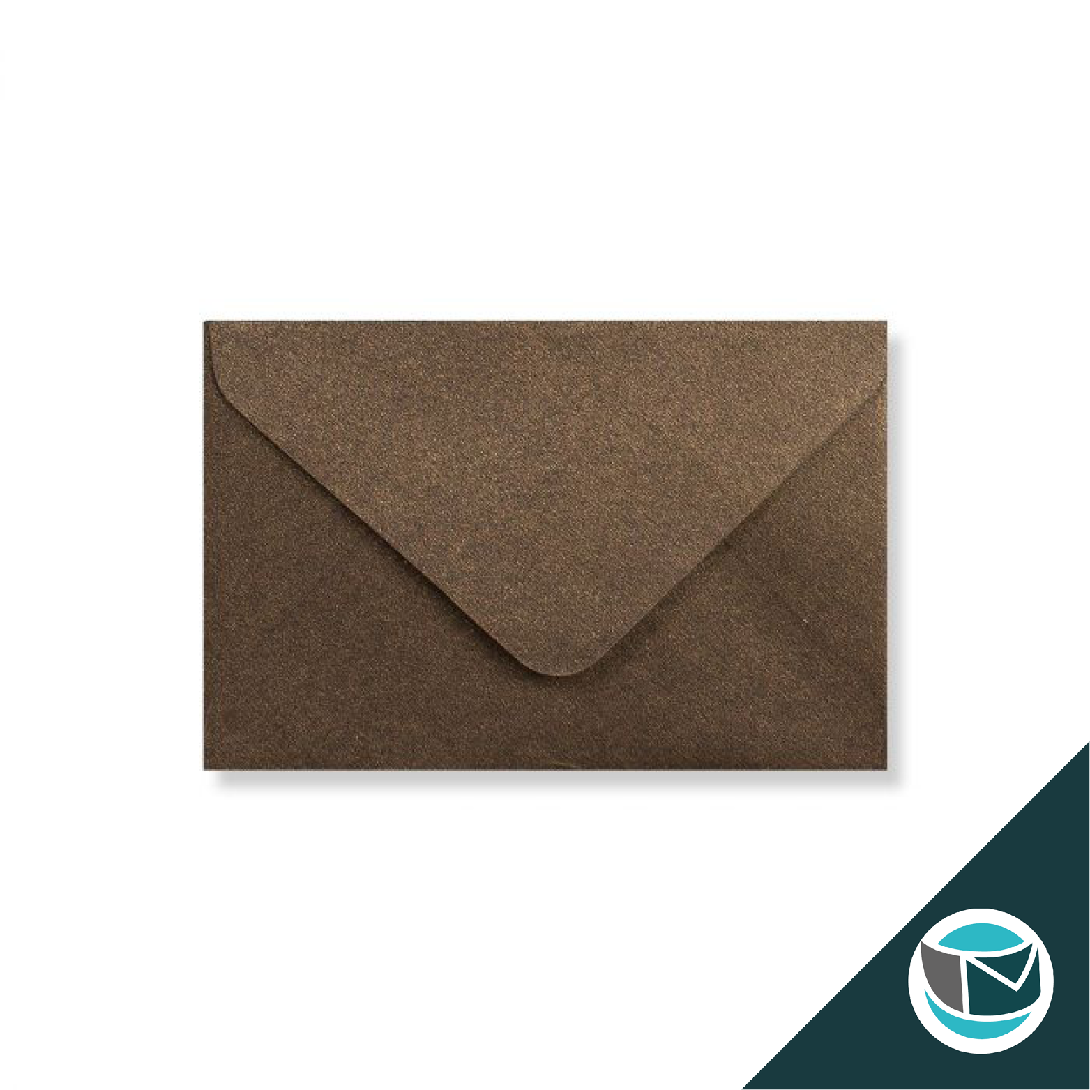 Parelmoer Envelop - 62x94 mm - Brons