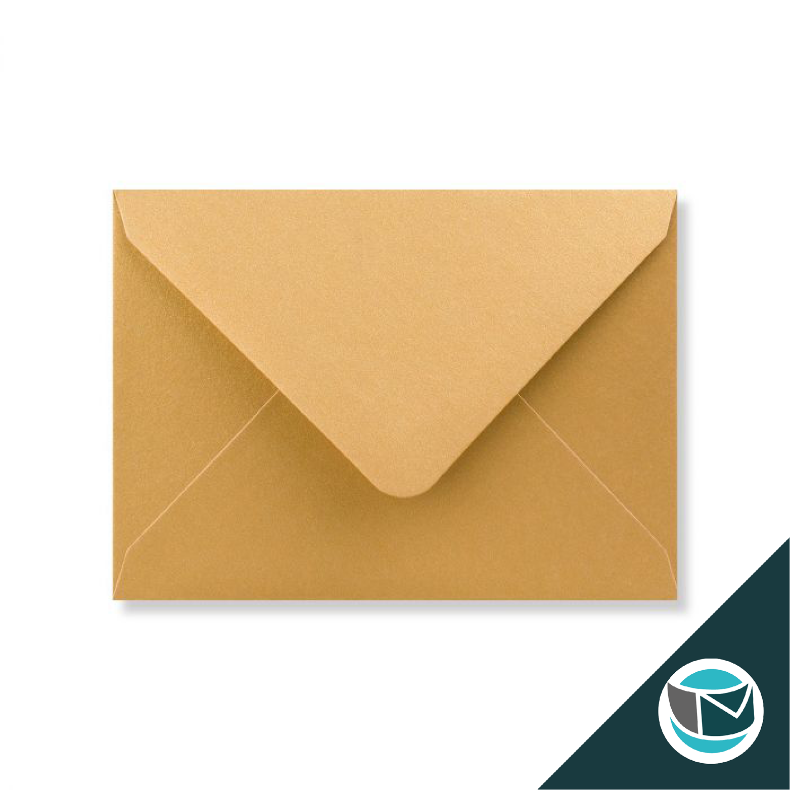 Parelmoer Envelop - 82x113 mm (C7) - Goud
