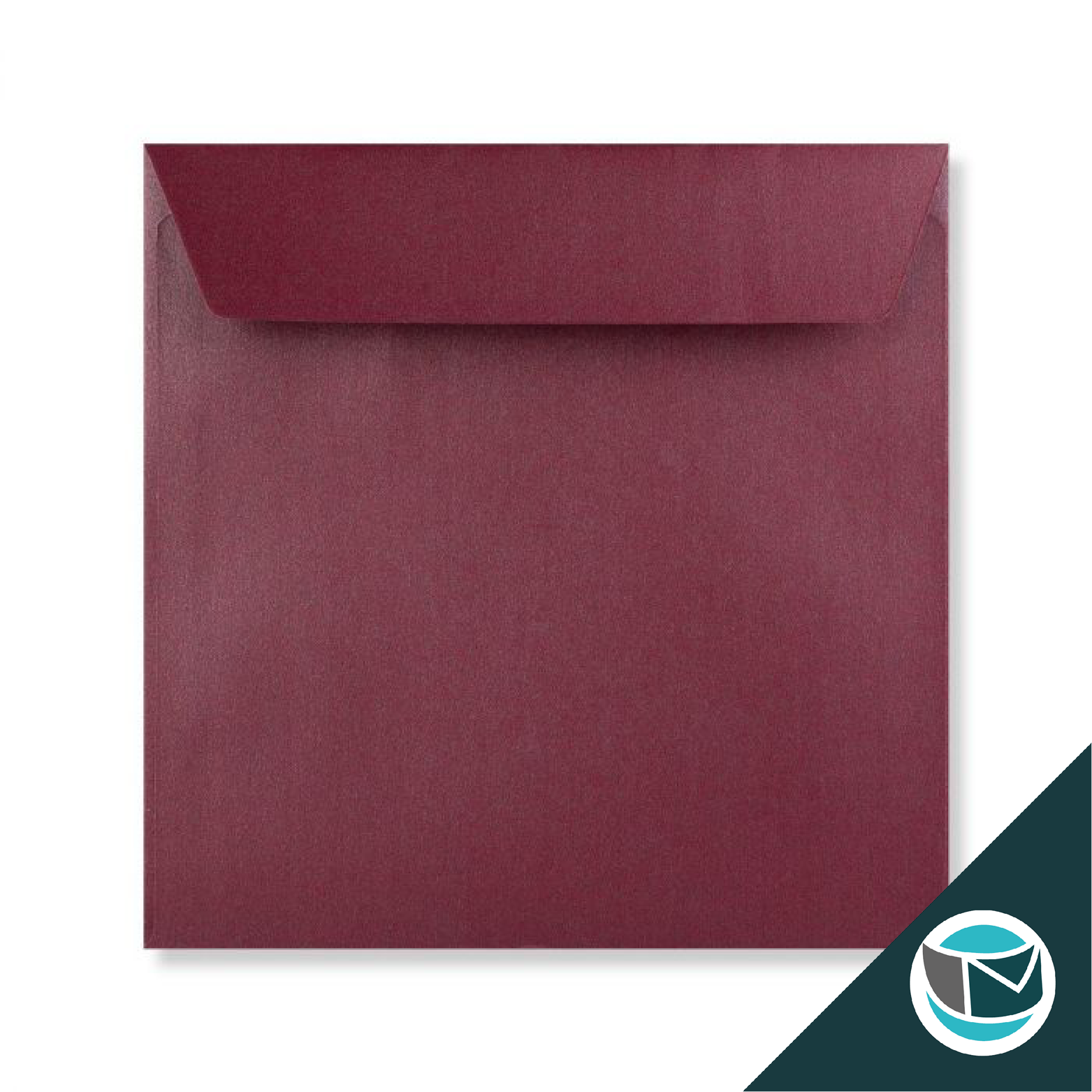Parelmoer Envelop - 155x155 mm - Paars