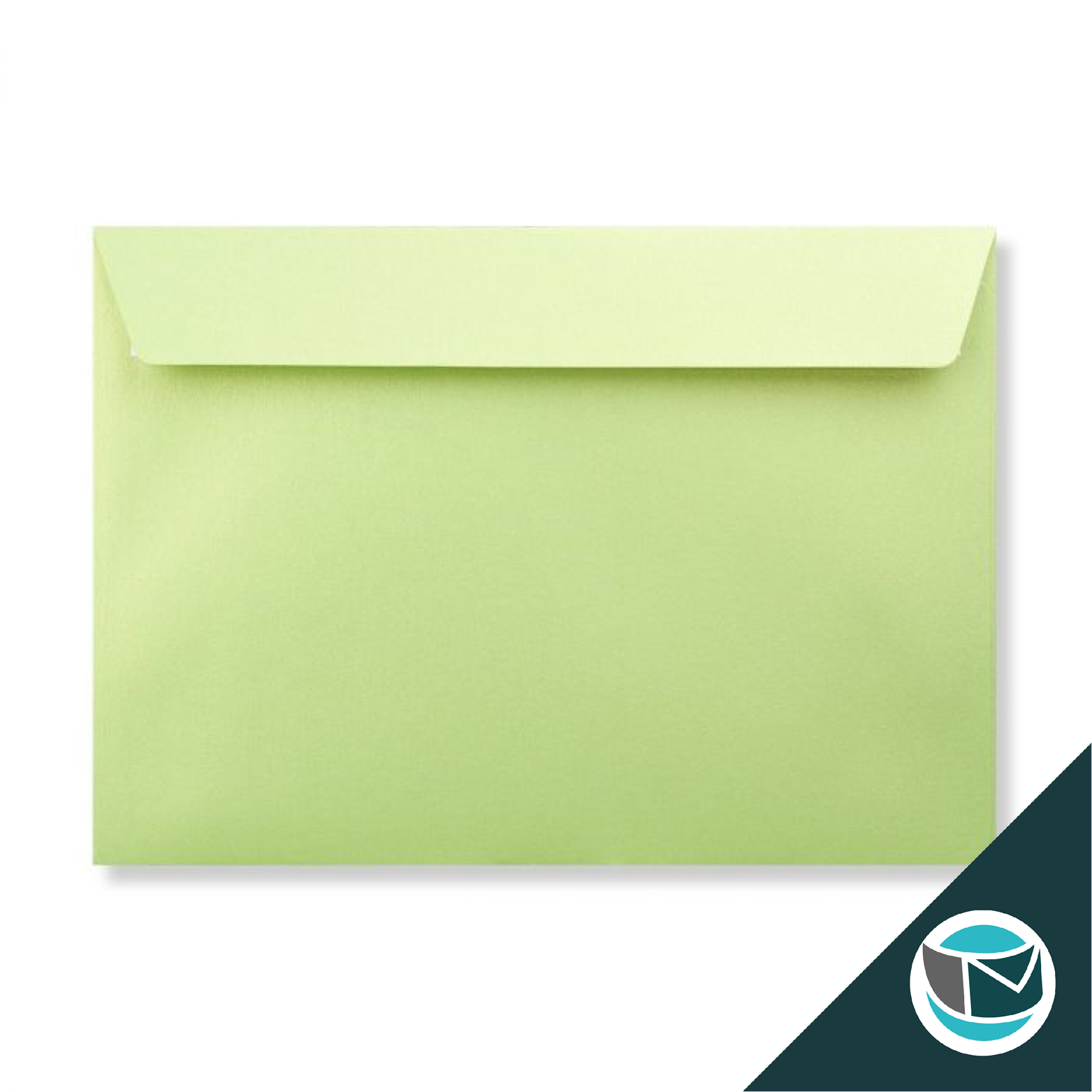 Parelmoer Envelop - 162x229 mm (C5) - Lime