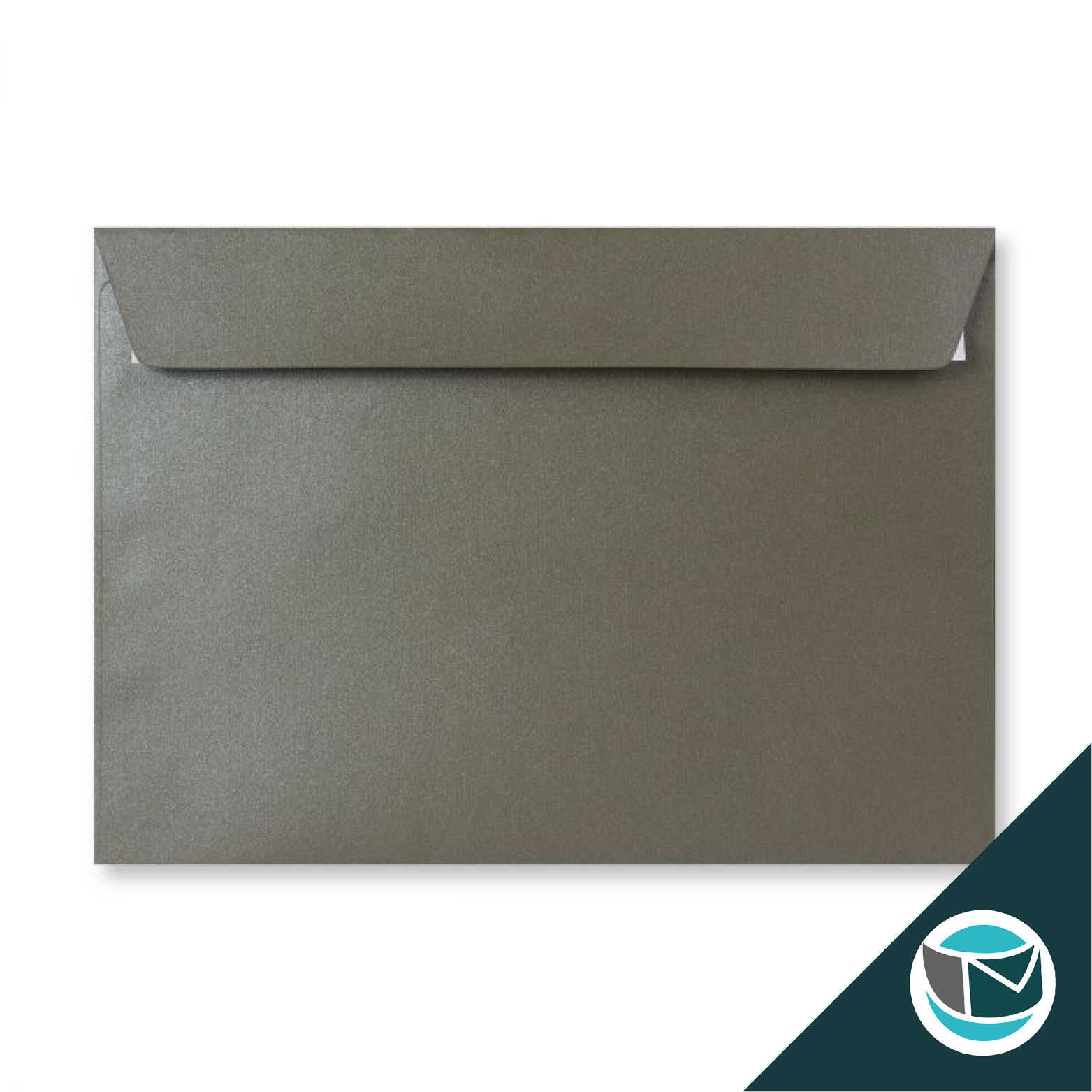 Parelmoer Envelop - 162x229 mm (C5) - Donkerzilver