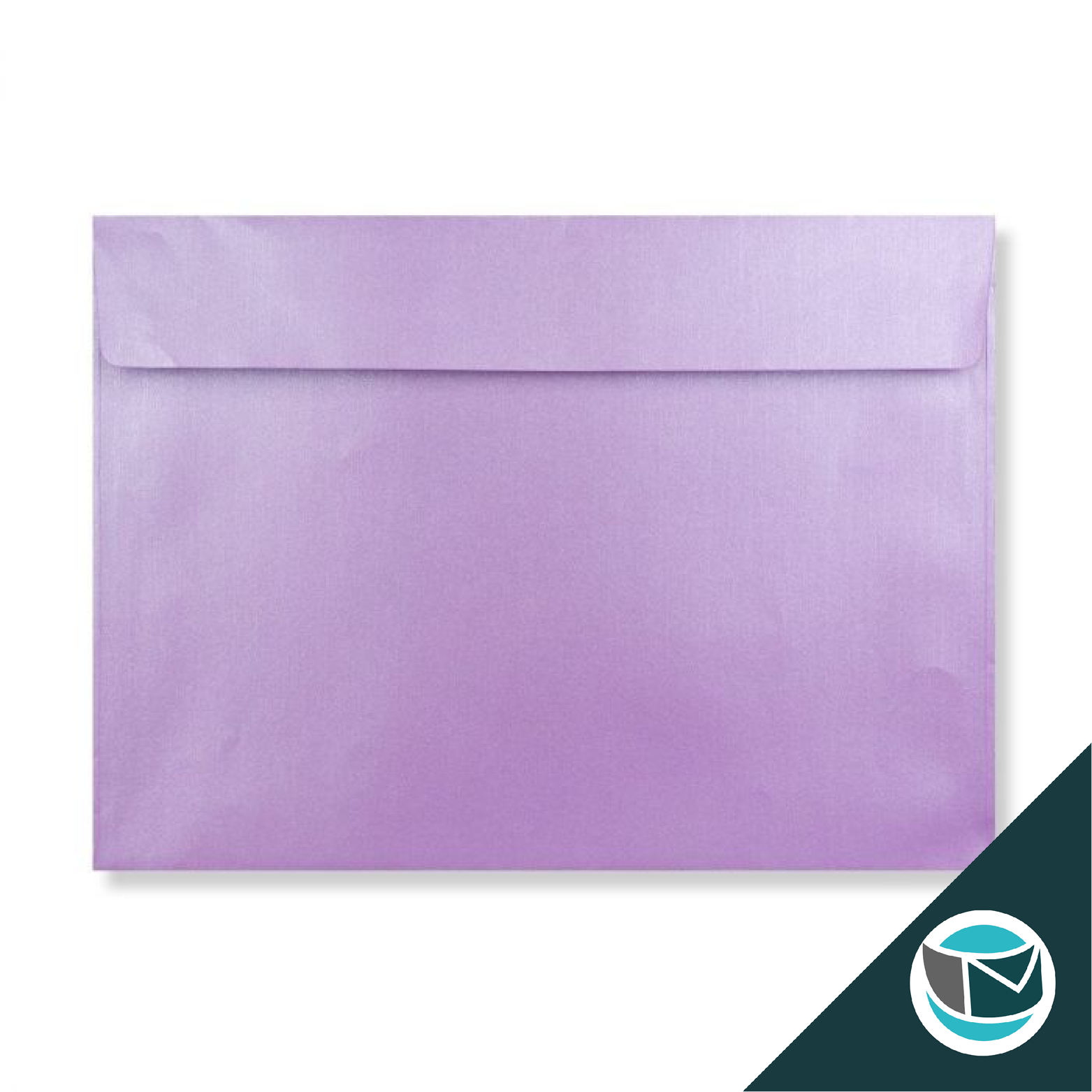Parelmoer Envelop - 229x324 mm (C4) - Lila Strip