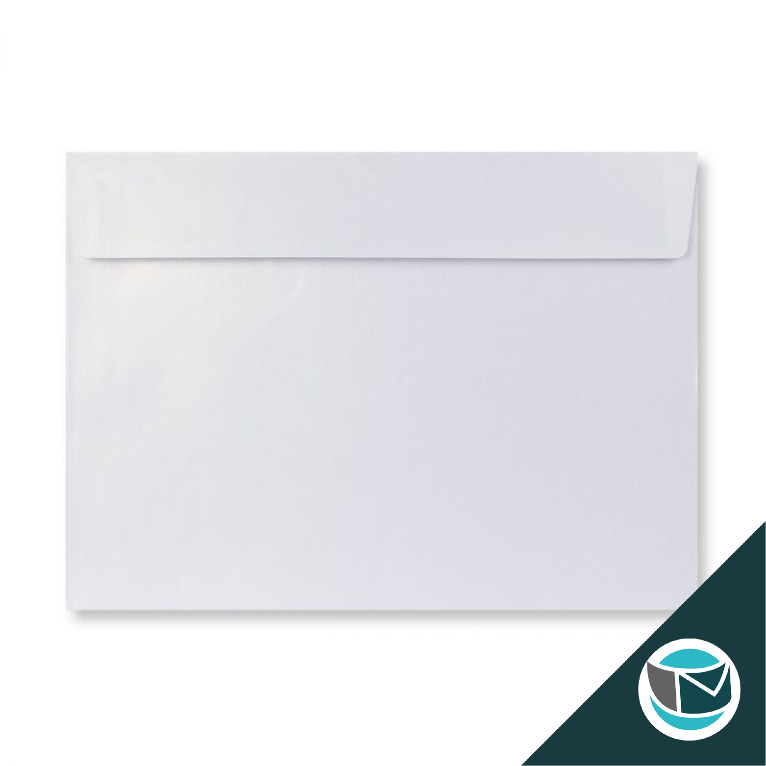 Parelmoer Envelop - 229x324 mm (C4) - Wit Strip
