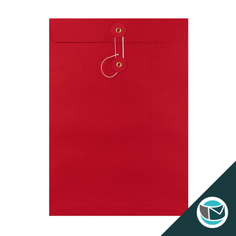 Envelop met Japanse Sluiting - 324x229 mm (C4) - Rood