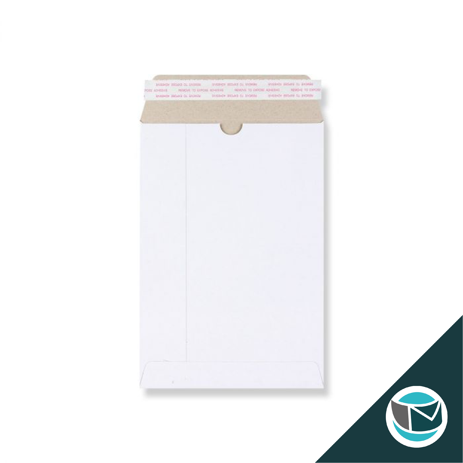 Kartonnen Duplex Enveloppen - 235x162 mm (C5) - Wit