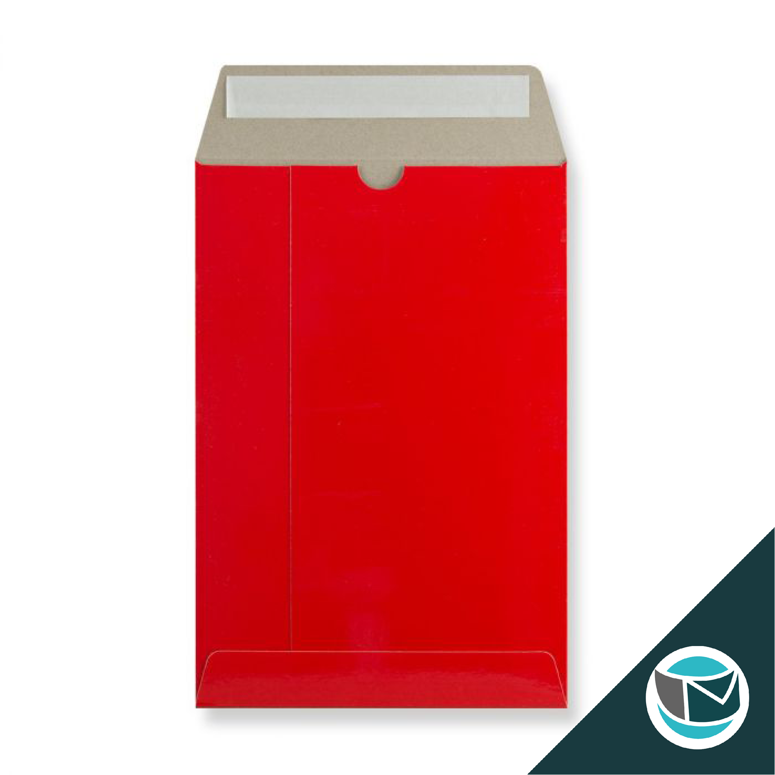 Kartonnen Duplex Enveloppen - 324x229 mm (C4) - Rood