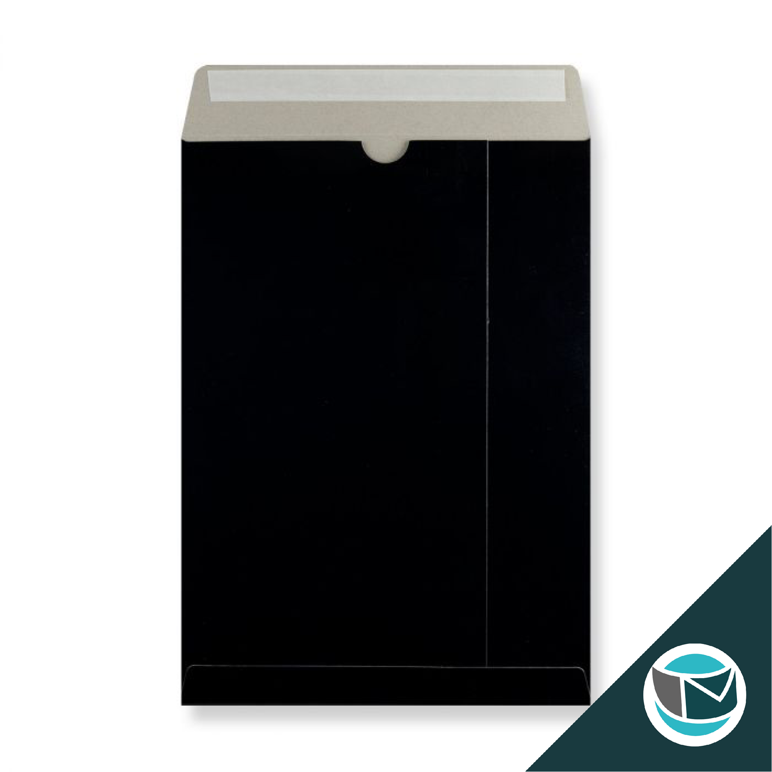 Kartonnen Duplex Enveloppen - 457x330 mm (C3) - Zwart